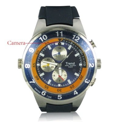 4GB Storage Spy Watch Video Recorder with MP3 Player and Hidden Camera